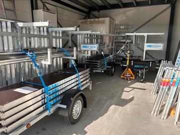 Euroscaffold Steigertransporter met rolsteiger 10,20 meter beschikbaar voor biedingen