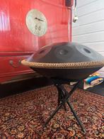 Handpan D-kurd 9 incl tas en standaard, Muziek en Instrumenten, Percussie, Verzenden, Zo goed als nieuw, Melodische percussie