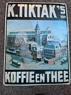 K. Tiktak’s koffie en thee, Ophalen of Verzenden, Zo goed als nieuw, Reclamebord