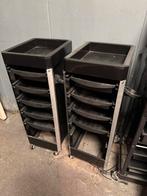 Twee Kapsalon Karretjes / Werkwagentjes, Ophalen