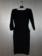 Karen Millen zwarte bodycon jurk - structuurstof, maat S, Zwart, Ophalen of Verzenden, Zo goed als nieuw, Maat 36 (S)