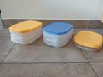 Tupperware stapel 3, vleeswarendoos, kaasdoos, stapel trio, Huis en Inrichting, Keuken | Tupperware, Ophalen of Verzenden, Gebruikt