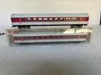 Fleischmann 2X 5184 K H0 Personenrijtuig 2e klasse van de DB, Gelijkstroom, Fleischmann, Wagon, Ophalen of Verzenden