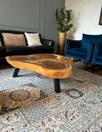 Suar boomstam salontafel, Ophalen, Gebruikt, 100 tot 150 cm, 50 tot 100 cm