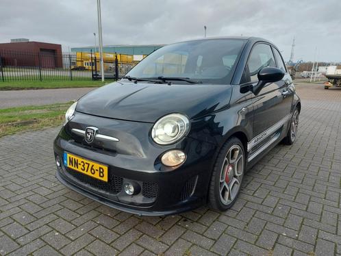 Fiat 500 1.4 Abarth 2011 Zwart, Auto's, Fiat, Particulier, ABS, Airbags, Airconditioning, Bluetooth, Centrale vergrendeling, Climate control