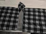 Zwart grijs geruite cloak omslagdoek, Ophalen of Verzenden, Nieuw, Maat 46/48 (XL) of groter, Zwart