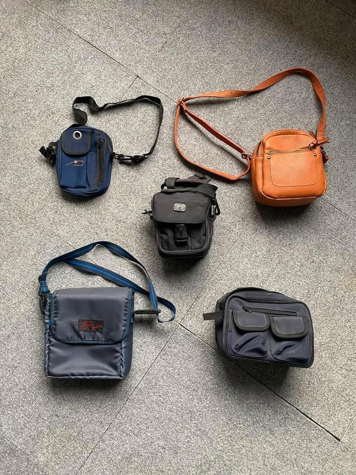 Draagtassen - Set van 5 stuks, Sieraden, Tassen en Uiterlijk, Tassen | Rugtassen, Gebruikt, Overige merken, Minder dan 25 cm, Minder dan 30 cm