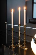 Set Van Twee Kandelaars Neo Aluminium Goud, Overige kleuren, 25 tot 50 cm, Veens Living, Nieuw