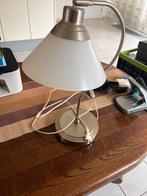 Tafellamp met glazen kap, Ophalen of Verzenden, Gebruikt, Glas, Minder dan 50 cm