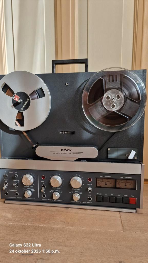 Revox B77 MKII Tapedeck - Gereviseerd + Garantie!, Audio, Tv en Foto, Bandrecorders, Ophalen