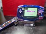 Game Boy Advance IPS V3 - paars - perfect zoals nieuw!, Spelcomputers en Games, Spelcomputers | Nintendo Game Boy, Ophalen of Verzenden