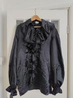Zwarte piratenblouse carnaval maat M, Ophalen of Verzenden, Zo goed als nieuw, Maat 48/50 (M), Carnaval