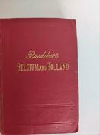 Baedecker's handboek 1910 België en Nederland, Nederland, Gelezen, Ophalen of Verzenden