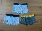 Pokemon set van 3 leuke boxershorts maat 8-9 jaar (128), Nacht- of Onderkleding, Gebruikt, Pokemon, Ophalen of Verzenden
