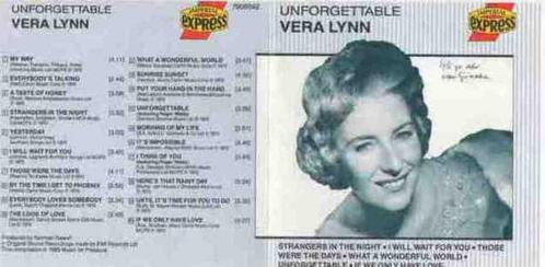 Vera Lynn - Unforgettable**, Cd's en Dvd's, Cd's | Pop, Zo goed als nieuw, Ophalen of Verzenden