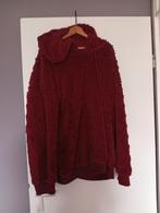 Fleece trui bordeauxrood maat 48, Ophalen of Verzenden
