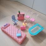 Barbie poppenhuis meubels en spullen, Kinderen en Baby's, Speelgoed | Poppenhuizen, Ophalen of Verzenden, Zo goed als nieuw, Toebehoren