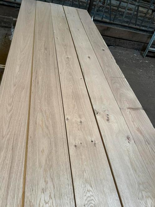 Eiken planken geschaafd. Kd. 200x20 mm 4,5/5,0 meter, Doe-het-zelf en Verbouw, Hout en Planken, Nieuw, Plank, Eiken, 300 cm of meer