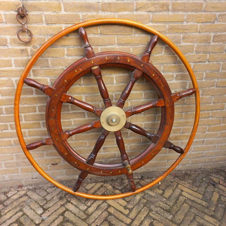stuurwiel van de Smit-Lloyd 4 smitlloyd 4 1965-1984, Verzamelen, Scheepvaart, Gebruikt, Overige typen, Ophalen