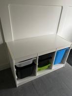 IKEA kast wit met plastic bakken, Ophalen, Gebruikt