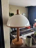 Vintage STEINHAUER tafellamp mushroom eikenhout, Ophalen of Verzenden, Zo goed als nieuw, Minder dan 50 cm