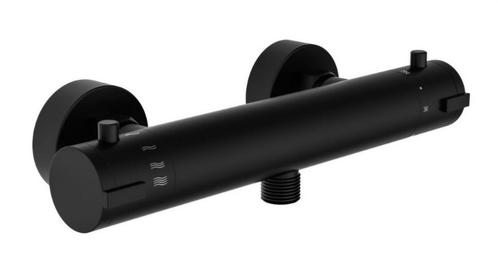 Matt zwarte 120 mm  thermostaat kraan van schutte London, Doe-het-zelf en Verbouw, Sanitair, Nieuw, Kraan, Ophalen of Verzenden