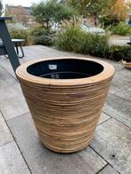 Rotan bloempot / drypot, Ophalen, Overige materialen, 40 cm of meer, Rond