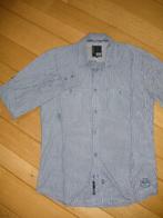 JACK & JONES bloes grijs streep maat L, Kleding | Heren, Overhemden, Ophalen of Verzenden, Zo goed als nieuw, Halswijdte 41/42 (L)