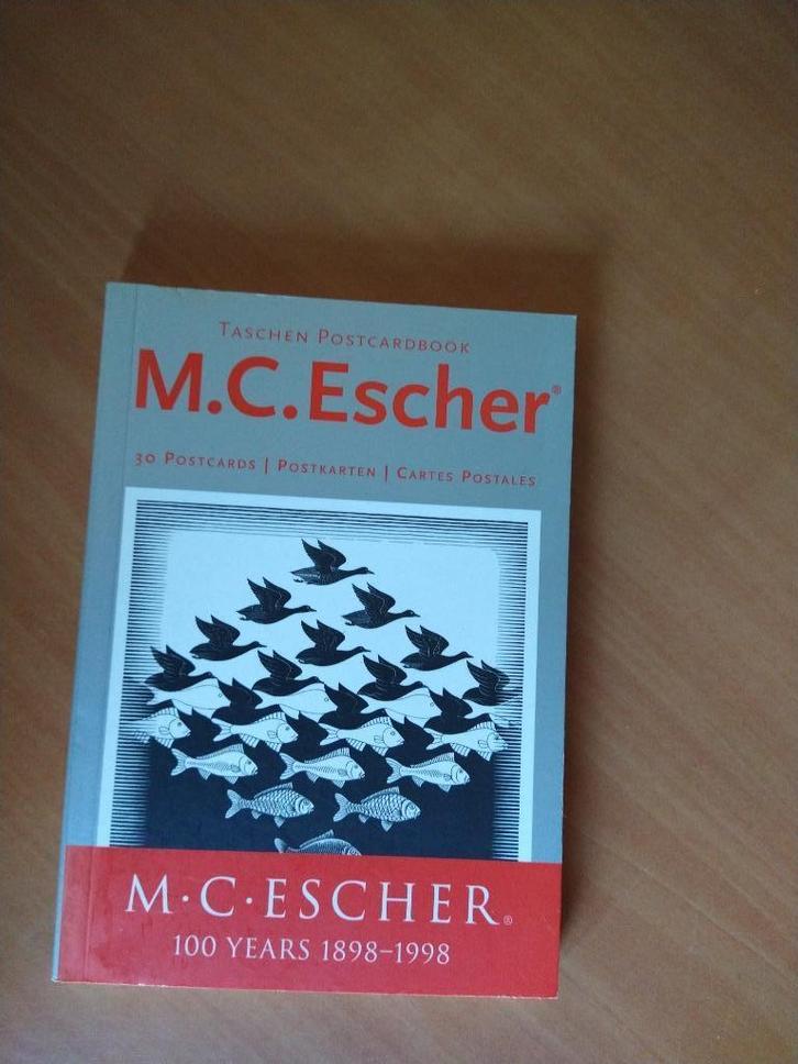 M.C. Escher 100 Years 1898-1998. Taschen Postcardbook, Boeken, Kunst en Cultuur | Beeldend, Zo goed als nieuw, Ophalen of Verzenden