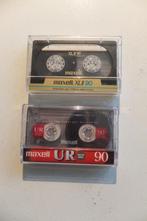2 compact-cassettes Maxell XLII UR cassettebandjes bandjes, Cd's en Dvd's, 2 t/m 25 bandjes, Pop, Gebruikt, Ophalen of Verzenden