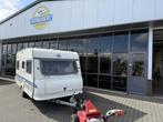 Hobby De Luxe 450 UB Bed/Zit + Rondzit + Tent + Luifel 4Pers, Caravans en Kamperen, Standaardzit, Hobby, Bedrijf, Overige typen