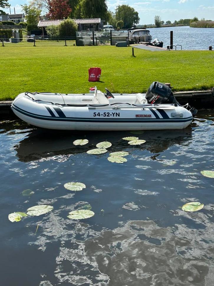 Suzumar rubberboot MX350 met 25 pk suzuki buitenboordmotor, Motoren, Accessoires | Sloten, Ophalen of Verzenden