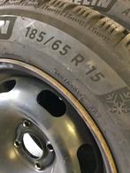 2x Michelin Alpin 6 185/65 R15 88T Winterbanden met Velg, Auto-onderdelen, Ophalen, Gebruikt, 15 inch, Banden en Velgen