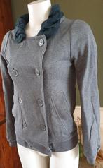 Marc Jacobs grijze tussen jas mt XS 34 jasje grijs knopen, Marc Jacobs, Verzenden, Zo goed als nieuw, Maat 34 (XS) of kleiner