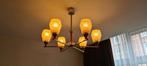 Jaren 50 vintage plafondlamp, Ophalen of Verzenden, Zo goed als nieuw, Hout, Minder dan 50 cm