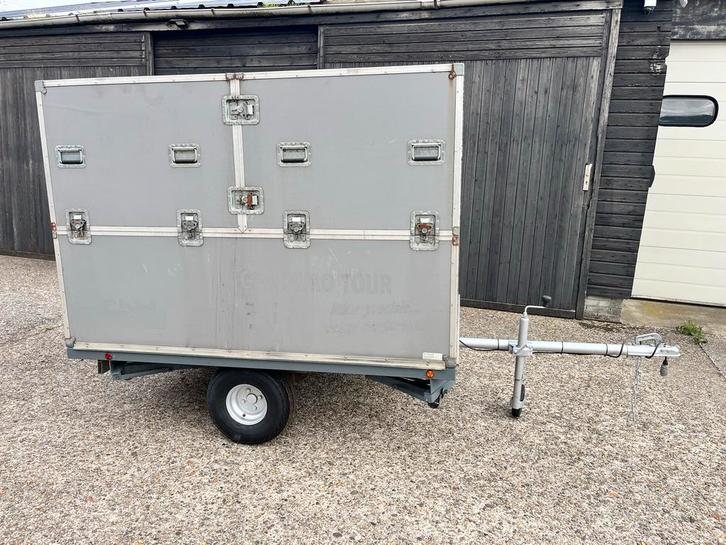 Dichte Aanhanger - Uitdraaipoten, Auto diversen, Aanhangers en Bagagewagens, Gebruikt, Ophalen