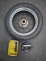 Harley WLA liberator 18 inch wiel compleet met ankerplaat., Motoren, Onderdelen | Harley-Davidson, Ophalen, Gebruikt