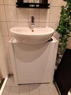 Witte wasbak, Ophalen, Minder dan 50 cm, Zo goed als nieuw, Minder dan 100 cm