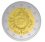 Belgie 2012 2 Euro 10 Jaar Euro	2,25, Postzegels en Munten, Munten | Europa | Euromunten, Ophalen of Verzenden, België, 2 euro