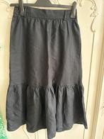 Nieuw zwart linnen maxi rok Canda Premium maat 36, Zwart, Nieuw, Ophalen of Verzenden, Maat 36 (S)