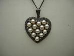 ANTIEK SIERAAD MET PAREL., Sieraden, Tassen en Uiterlijk, Antieke sieraden, Verzenden, Zilver, Ketting