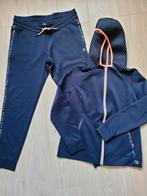 Dames trainingsbroek en vest van Sjeng maat L, Blauw, Sjeng, Ophalen of Verzenden, Zo goed als nieuw