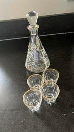 Karaf met glazen, Antiek en Kunst, Antiek | Glas en Kristal, Ophalen of Verzenden