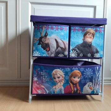 FROZEN, demontabel, stoffen, bergkastje, drie vaks beschikbaar voor biedingen