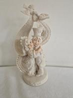 Copodimonte porseleinen Bruidstaartversiering - taarttopper, Ophalen of Verzenden, Zo goed als nieuw, Taarten, Versiering