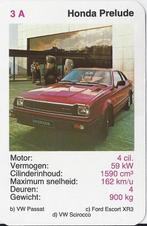autoKw3025 autokaartje 3a honda prelude, Ophalen of Verzenden, Zo goed als nieuw, Auto's