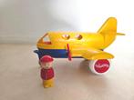 Viking Toys vliegtuig met poppetje, Ophalen of Verzenden, Zo goed als nieuw