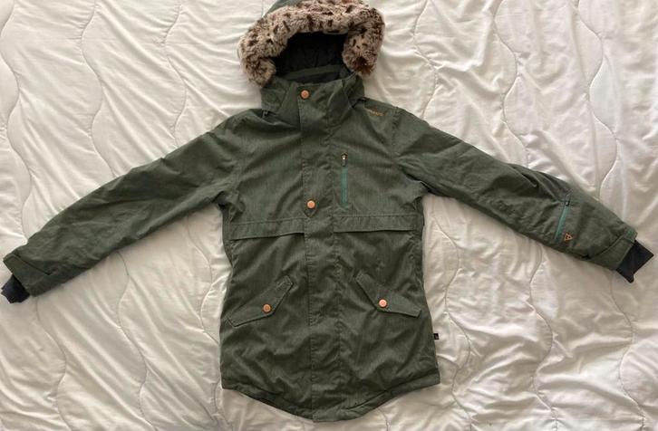 Winter(sport) jas dames BRUNOTTI  groen (s), Kleding | Dames, Jassen | Winter, Gedragen, Maat 36 (S), Groen, Ophalen of Verzenden