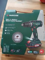 Parkside Accu Boor-Schroefmachine 20V (nieuw), Doe-het-zelf en Verbouw, Variabele snelheid, Nieuw, Ophalen of Verzenden, Boor- en Schroefmachine