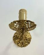 Frans messing wandlampje met kaars huls, Ophalen of Verzenden, Zo goed als nieuw, Metaal